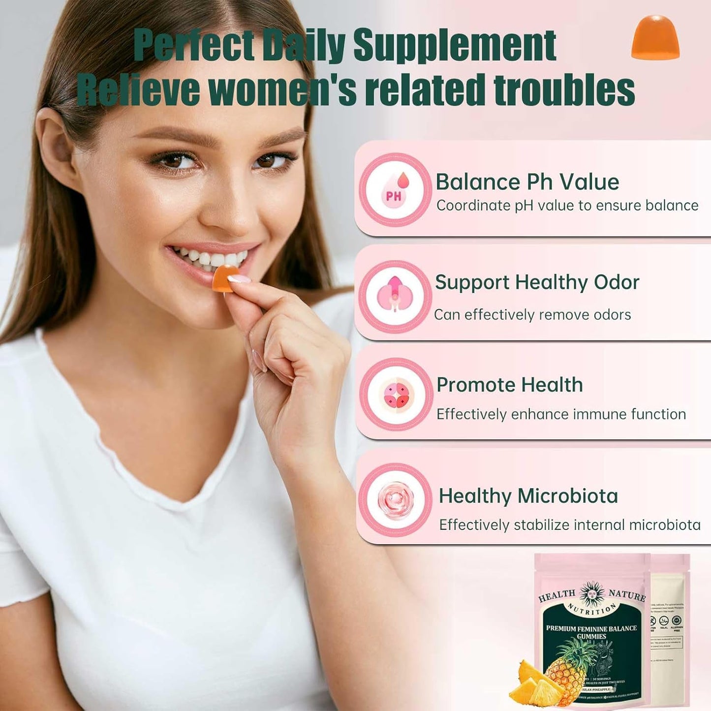 Vital Source feminine balance gummies